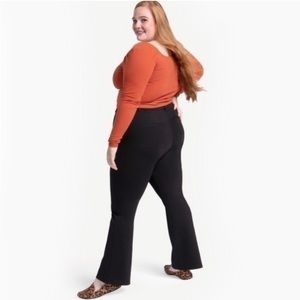 Betabrand Dress Pant Yoga Pants Black‎ 2XL Long